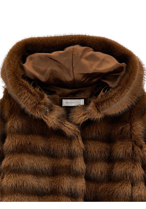 Giacca in pelliccia sintetica MONNALISA KIDS | 17H101 80330006